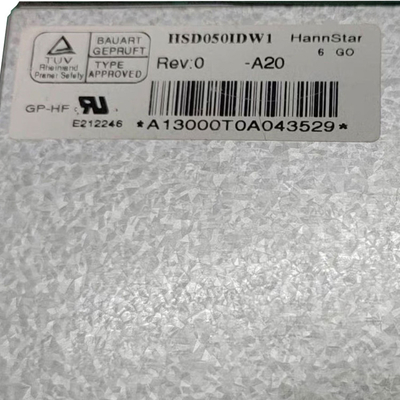Панель HSD050IDW1-A20 экранного дисплея дюйма 800*480 RGB LCD HannStar 5,0