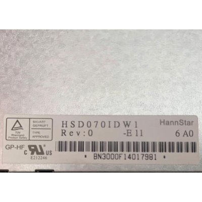 HSD070IDW1-E11 панель экранного дисплея LCD 7,0 дюймов для автомобильного дисплея