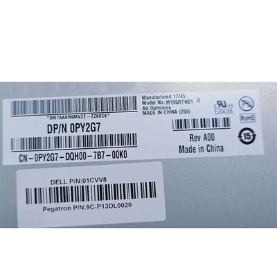 AUO 19,5 экран дисплея интерфейса 1600X900 TFT LCD панели M195RTN01.0 LVDS дюйма для промышленного ноутбука