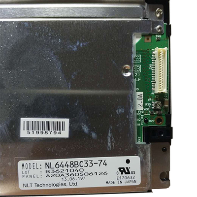 Дюйм 640 (RGB) *480 ПАНЕЛИ 10,4 экрана дисплея NL6448BC33-74 LCD для промышленного
