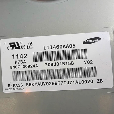 46 панель LTI460AA05 экрана 7.3mm 1366*768 Lcd Samsung Lcd дюйма соединяя