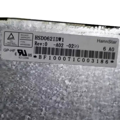 6,2 ЭКРАН HSD062IDW1-A02-0299 ПАНЕЛИ LCD разрешения дюйма 800*480