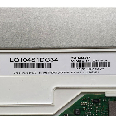 10,4 дюйма 800*600 96 PPI LQ104S1DG34 40 прикалывает экран дисплея LCD