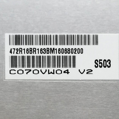 C070VW04 V2 Оригинальный 7,0 дюймовый 800*480 133PPI дисплей для AUO TFT LCD Screen
