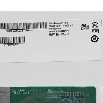 Поставка B173HW02 V0 262K ЖК-дисплей с светодиодным драйвером