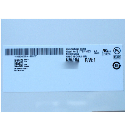 Поставка 17,0 дюйма B170PW03 V5 99PPI TFT LCD панель