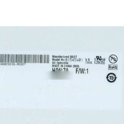 B154SW01 VB 15,4 дюйма Mirror Haze Твердое покрытие TFT LCD Screnn