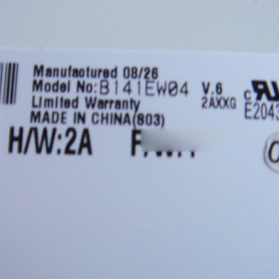 B141EW04 V6 14,1 дюйма 1280*800 ЖК-дисплей TFT-LCD