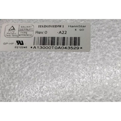 Оригинальный HannStar 5,0 дюйма 800*480 LCD дисплейный модуль HSD050IDW1-A22