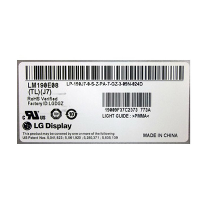 LM190E08-TLJ7 19,0 дюйма 1280*1024 Модуль ЖК-экрана для LG