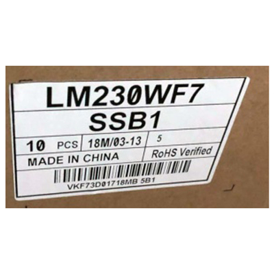 LM230WF7-SSB1 23,0 дюйма FHD сенсорный TFT LCD экран для KIOSK