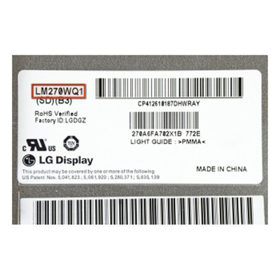 LM270WQ1-SDB3 27.0 дюймовый 2560*1440 ЖК-дисплей для LG