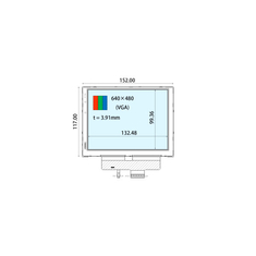 COM65T6M14KLC 6,5 дюймовый 640*480 45 пинный ЖК-панельный экран