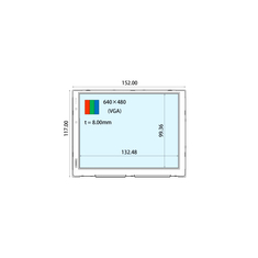 640*480 COM65T6111KSC 6,5-дюймовый ЖК-панель для промышленных