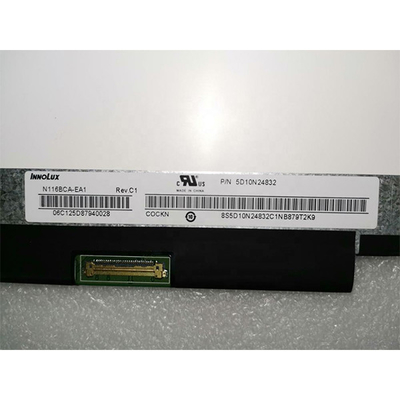 Панель N116BCA-EA1 экрана ноутбука Edp Lcd 11,6 Ips дюйма