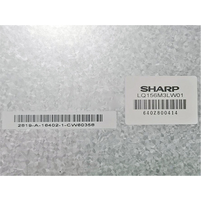 Lcd контролирует 15,6 дисплей с плоским экраном дюйма LQ156M3LW01 промышленный LCD