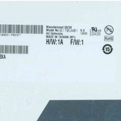 Первоначальный экран монитора B170UW01 Lcd ноутбука V0 1920×1200