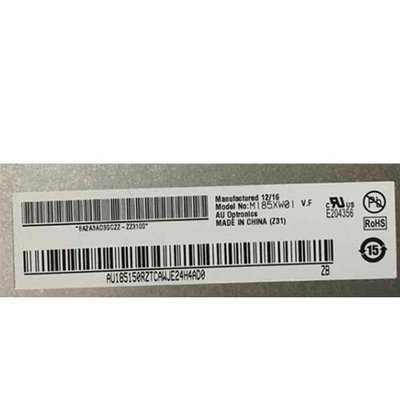 Дисплей интерфейса WXGA TFT панели 1366X768 LVDS M185XW01 VF AUO TFT LCD