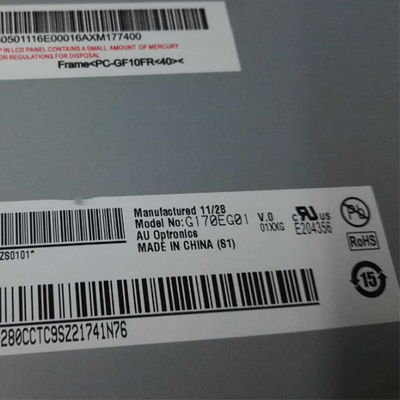 Соединитель штырей панели 1280x1024 LVDS 30 M170EG01 V0 TFT LCD